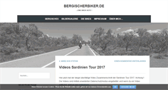 Desktop Screenshot of bergischerbiker.de